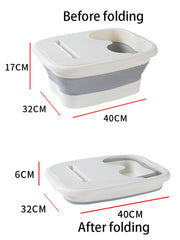 Bain de Pieds Pliable pour Énergie, Bassin Pliant E27, Spa, Sauna Domestique, Baignoire de Pédicure