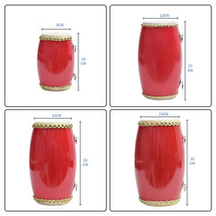 Chinese Drum Waist Hand Simple Instrument Drums Traditional Percussion Portable Professional Folk Dance Cowhide Adult Toy
