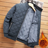 Blouson bomber homme matelassé – Doublure polaire