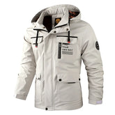 Veste imperméable à capuche pour homme – Coupe-vent softshell