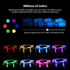 Lumières LED Music Sync Andunian Bande Lumineuse Multicolore Synchro Musique Micro