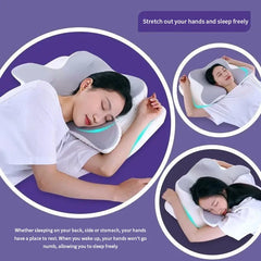 Oreiller cervical rafraîchissant à mémoire de forme – Forme papillon