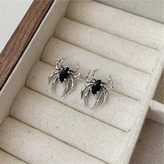 Boucles d'oreilles gothiques rétro en Zircon pour femmes, Design de mode, noir, bijoux de fête, cadeaux, vente en gros, Halloween