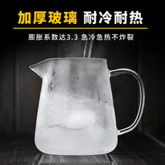 AVENLOVE-Théière en verre à degré de chaleur avec passoire à thé en acier inoxydable, bouilloire à fleurs, ensemble de vêtements de thé Kung Fu, pot Puer Oolong