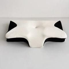 Oreiller papillon en mousse à mémoire de forme, 1 pièce, soutien du cou respirant, oreiller Cervical pour soulager le sommeil, oreiller de lit orthopédique