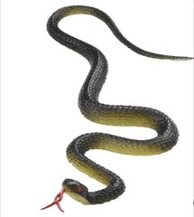 Serpent en caoutchouc réaliste de 45 cm, simulation d'anaconda, effrayant pour Halloween, pour effrayer les oiseaux, accessoires de farce, jouet de blague