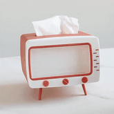 Boîte à Mouchoirs avec Support Téléphone Intégré TV Rétro Élégance et Fonctionnalité Vintage™ chez Andunian