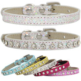 Collier chat et chien strass diamant – Cuir réglable pour chaton