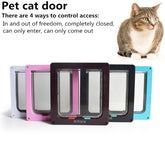 Chatière ABS 4 positions verrouillables S/M/L/XL pour chat et petit chien