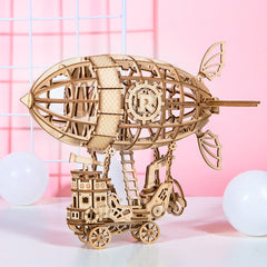 Gramophone et carrosse citrouille Robotime – Puzzle 3D bois TG408