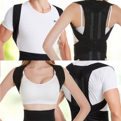 Correcteur de Posture Orthèse de Posture Dorsale Soutien de la Clavicule Entraîneur de Dos Réglable Thérapie de Posture Lombaire
