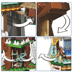 Jeu de construction Erbo 1000 pièces – Maison dinosaures Jurassic World
