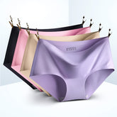 Culotte sans couture en soie de glace taille mi-haute – Respirante femme