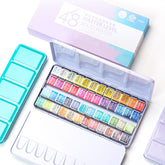 Set aquarelle professionnelle Superior Artist 12 à 48 couleurs – Boîte métal
