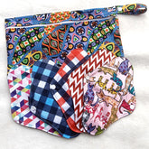 Lot de 5 protège-slips lavables Lecy Eco Life bambou charbon avec pochette