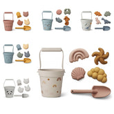 Jouet de plage pour enfant – Moules à sable animaux et accessoires bain