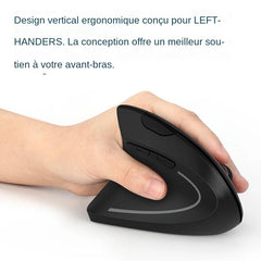 New Style Right Hand Fifth Generation Vertical Wireless Wired Optical Mouse Charging Upright Mouse in Stock