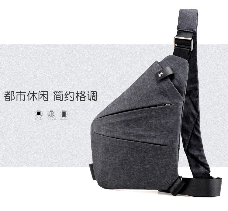 Sac Bandoulière Homme Nylon – Grande Capacité, Léger