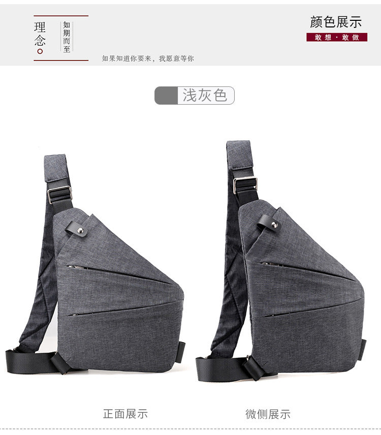 Sac Bandoulière Homme Nylon – Grande Capacité, Léger