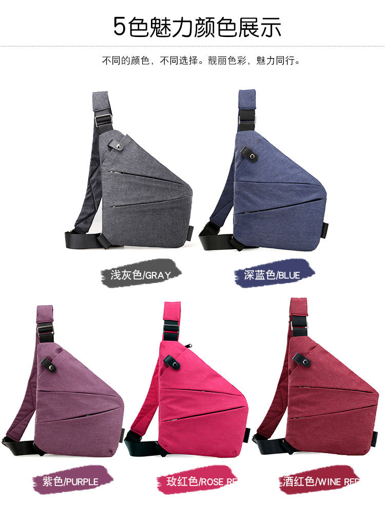 Sac Bandoulière Homme Nylon – Grande Capacité, Léger