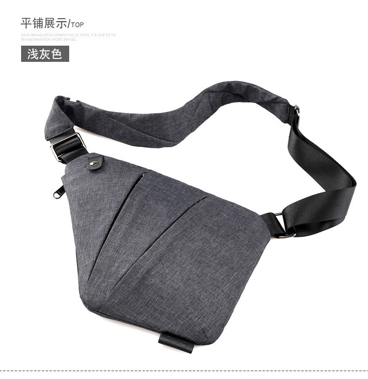 Sac Bandoulière Homme Nylon – Grande Capacité, Léger