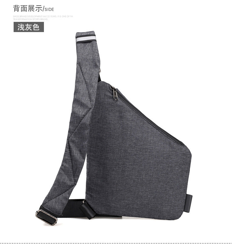 Sac Bandoulière Homme Nylon – Grande Capacité, Léger