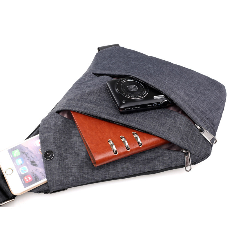 Sac Bandoulière Homme Nylon – Grande Capacité, Léger