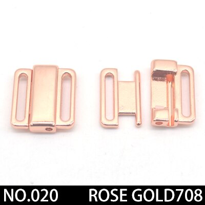 2pcs/lot silver gold Rectangle Tape Closure Hook &amp; Clasp Rhinestone bra buckle Waist Extenders Sewing On Clothes Bra Clip Hook
