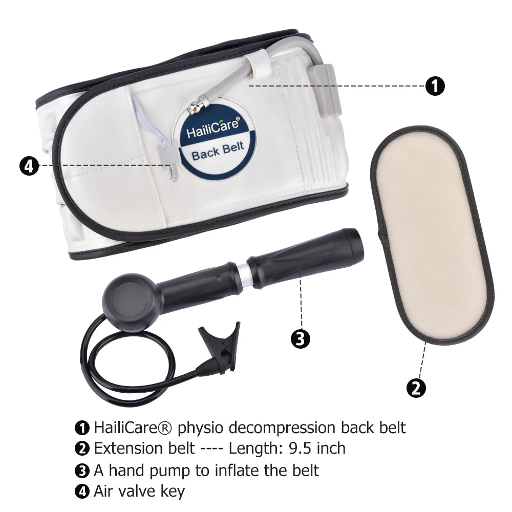 Ceinture Lombaire Gonflable - Décompression Traction Dos