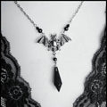 Collier Clé Squelette Gothique – Pendentif Halloween