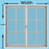 60-100 Customize window screening Mosquito nets for window With zipper Mosquito screens Curtain Door and window screen