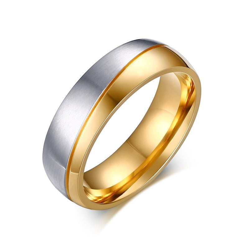 Personalized Name Promised Wedding Rings for Lover Couple Men Women Stainless Steel Engagement Party Gifts