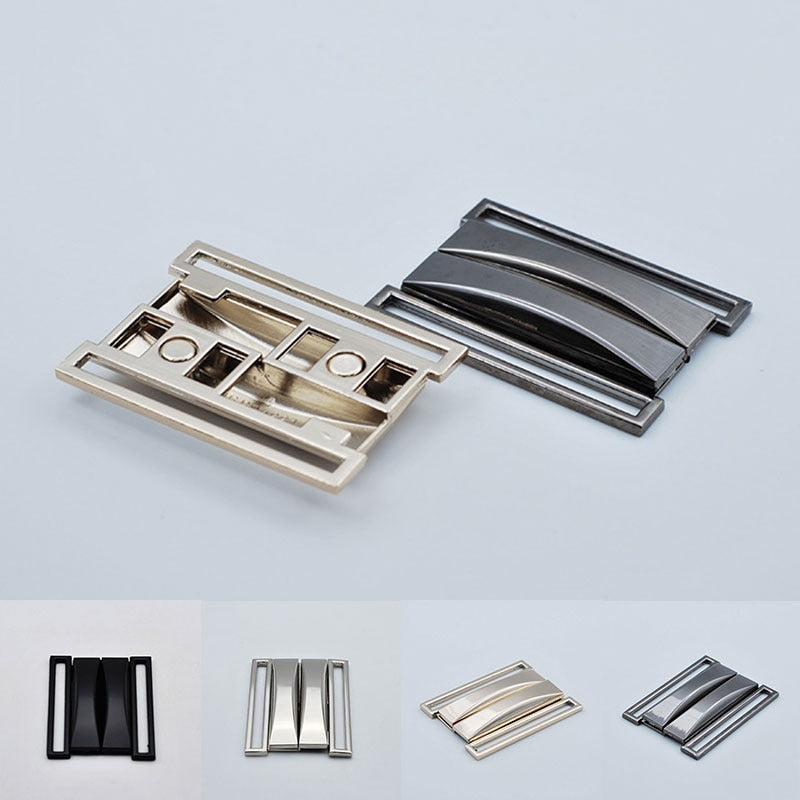 1Pcs Belt Buckle Metal Fasten Buckle Button For Women Replacement Belt Part Diy Belt Buckles Down Jacket Overcoat Decoration