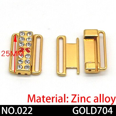 2pcs/lot silver gold Rectangle Tape Closure Hook &amp; Clasp Rhinestone bra buckle Waist Extenders Sewing On Clothes Bra Clip Hook