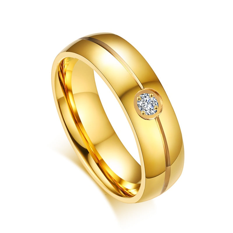 Personalized Name Promised Wedding Rings for Lover Couple Men Women Stainless Steel Engagement Party Gifts
