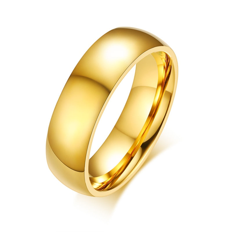 Personalized Name Promised Wedding Rings for Lover Couple Men Women Stainless Steel Engagement Party Gifts