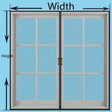 60-100 Customize window screening Mosquito nets for window With zipper Mosquito screens Curtain Door and window screen