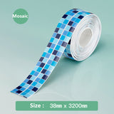 Acrylic Bathroom Kitchen Sealing Strip Home Decor Waterproof Wall Stickers Shower Sink Bath Adhesive PVC Tape Seams Gap sticker