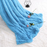 Fur Blanket Super Soft Fuzzy Elegant Cozy Bed Sofa Bedspread Long Shaggy Warm Bedding Sheet Fluffy Fur Throw Blanket