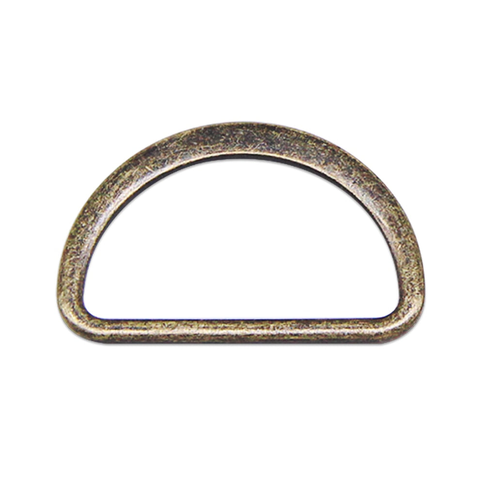 20pcs/lot 15mm/20mm/25mm/30mm/40mm silver black bronze gold  type D ring Connection alloy metal shoes bags Buckles DIY Accessory