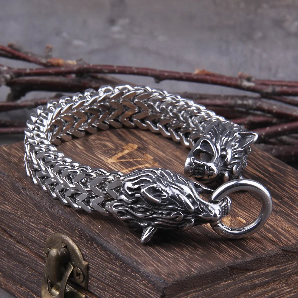 Bracelet en Acier Inoxydable Look Punk et Avant-Gardiste pour Hommes™ chez Andunian