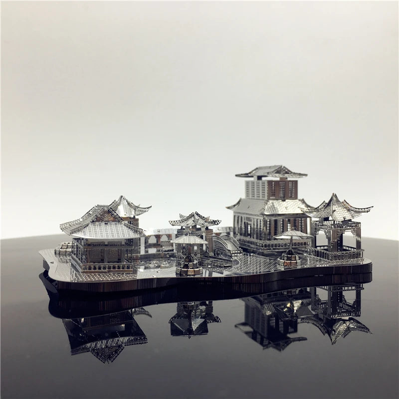 Puzzle Métallique 3D Jardins Chinois Classiques de Suzhou™ chez andunian