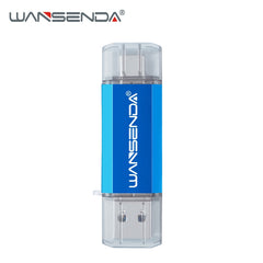 Wansenda OTG 3 in 1 USB Flash Drives USB3.0 &amp; Type-C &amp; Micro USB 512GB 256GB 128GB 64GB 32GB 16GB Pendrives Pen Drive Cle USB
