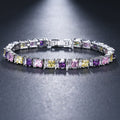 Bracelet Tennis Zircon EMMAYA - Bleu Clair Femme