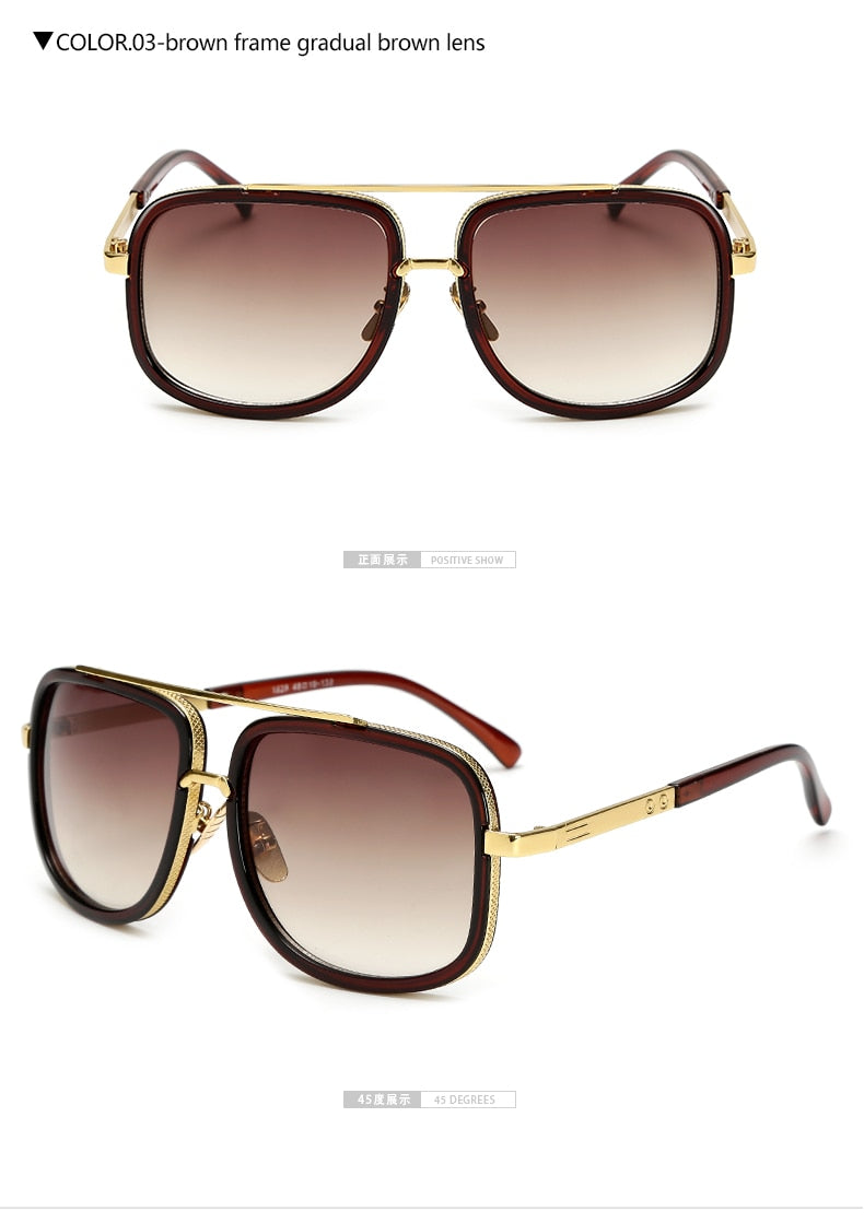 WarBLade Oversize Square Sunglasses Men Women Sun Glasses Male Driving Superstar Luxury Brand Designer oculos de sol feminino