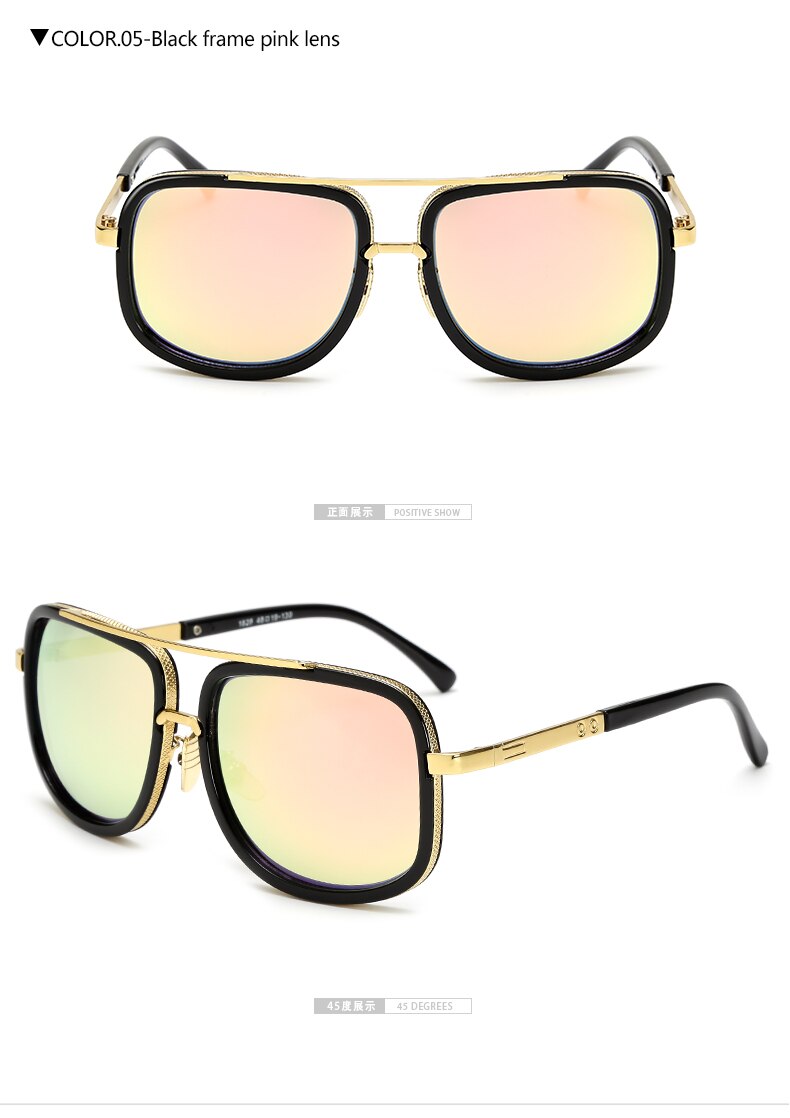 WarBLade Oversize Square Sunglasses Men Women Sun Glasses Male Driving Superstar Luxury Brand Designer oculos de sol feminino