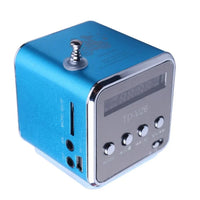 Speaker Enceinte Portable Harmony Sound Mini Radio FM avec MP3 et Chargement USB