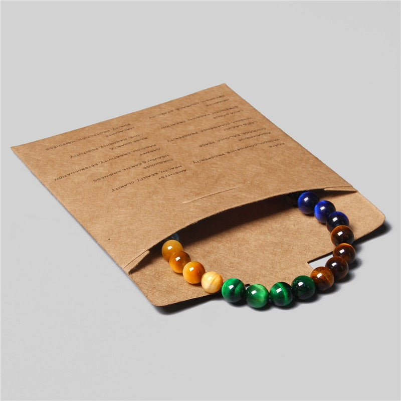 Bracelet Hématite Œil de Tigre - Pierre Naturelle Couple