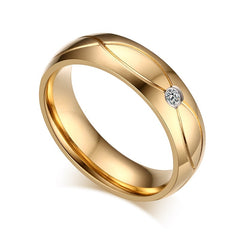 Personalized Name Promised Wedding Rings for Lover Couple Men Women Stainless Steel Engagement Party Gifts