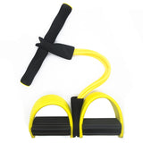 4 Tube Resistance band fitness Latex Pedal Exerciser Sit-up Pull Rope Expander Elastic Bands Yoga equipment home exercise